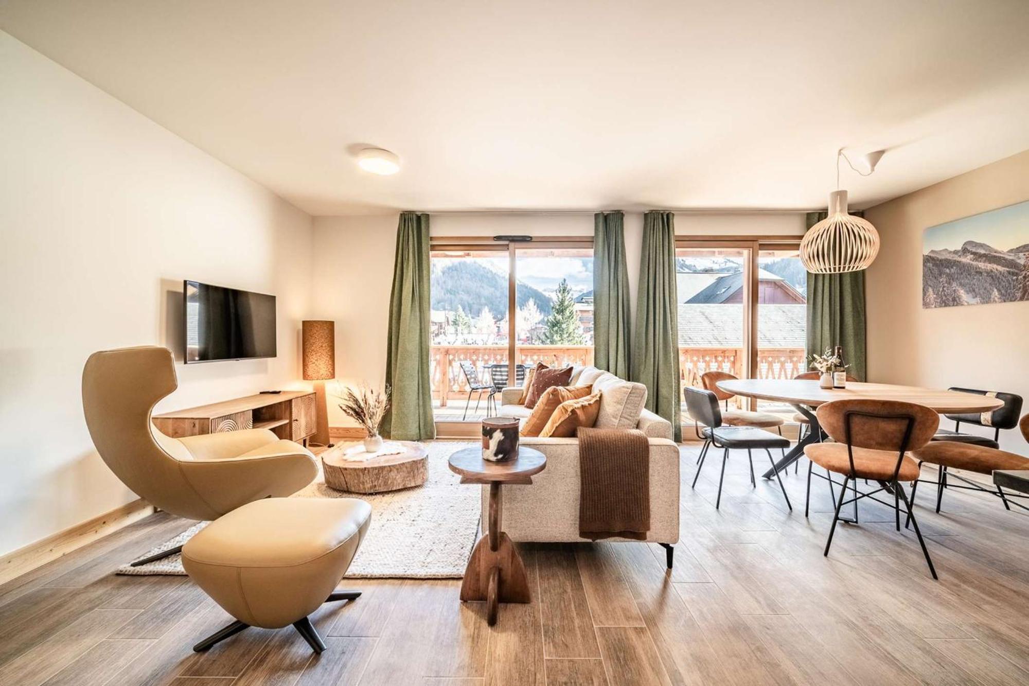 Апартаменты La Terrasse De Nyon Magnifique T4 Cabine Au Centre Du Village *